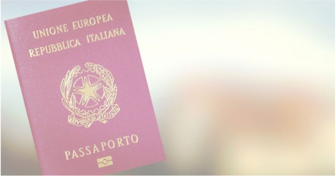 República italiana. passaporte de serviço de um oficial